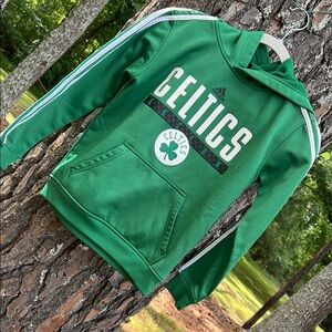 Adidas Boston Celtics Dri Fit Pullover Hoodie